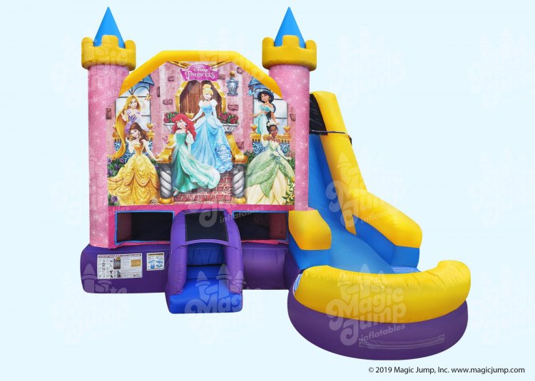Disney Princess Castle  Wet / Dry Bounce House and Slide